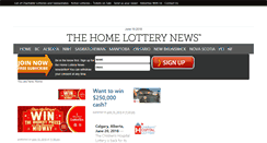 Desktop Screenshot of homelottery.ca